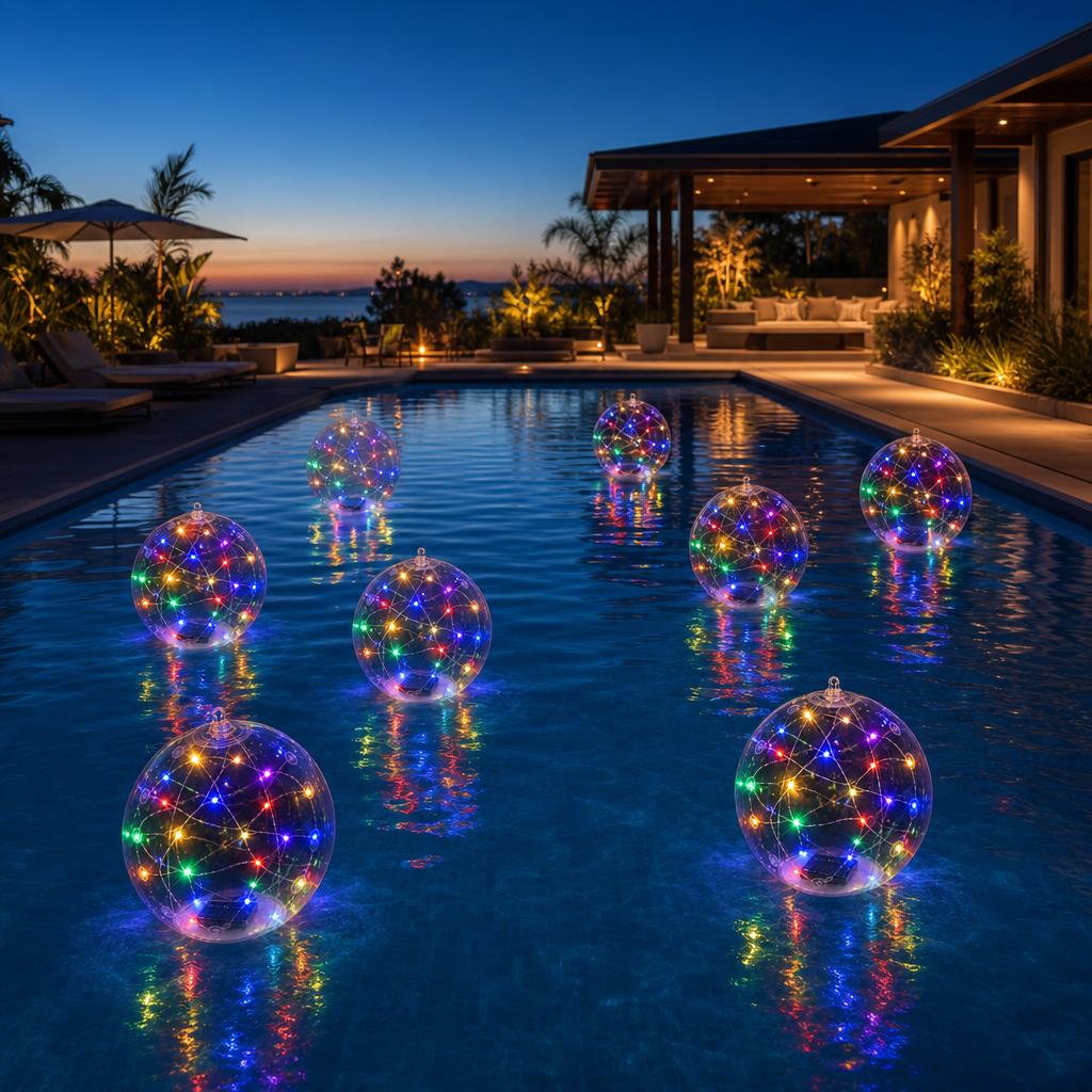 GlowOrb™ Solar Pool Lights variant image 8
