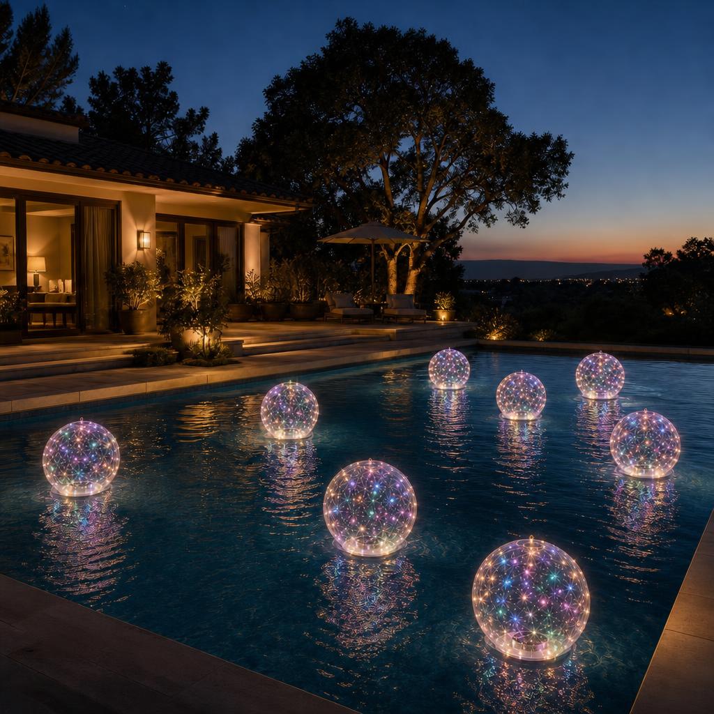 GlowOrb™ Solar Pool Lights variant image 8