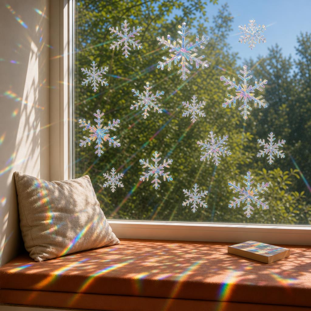 PrismCast™ Rainbow Suncatcher Window Decals variant image 1