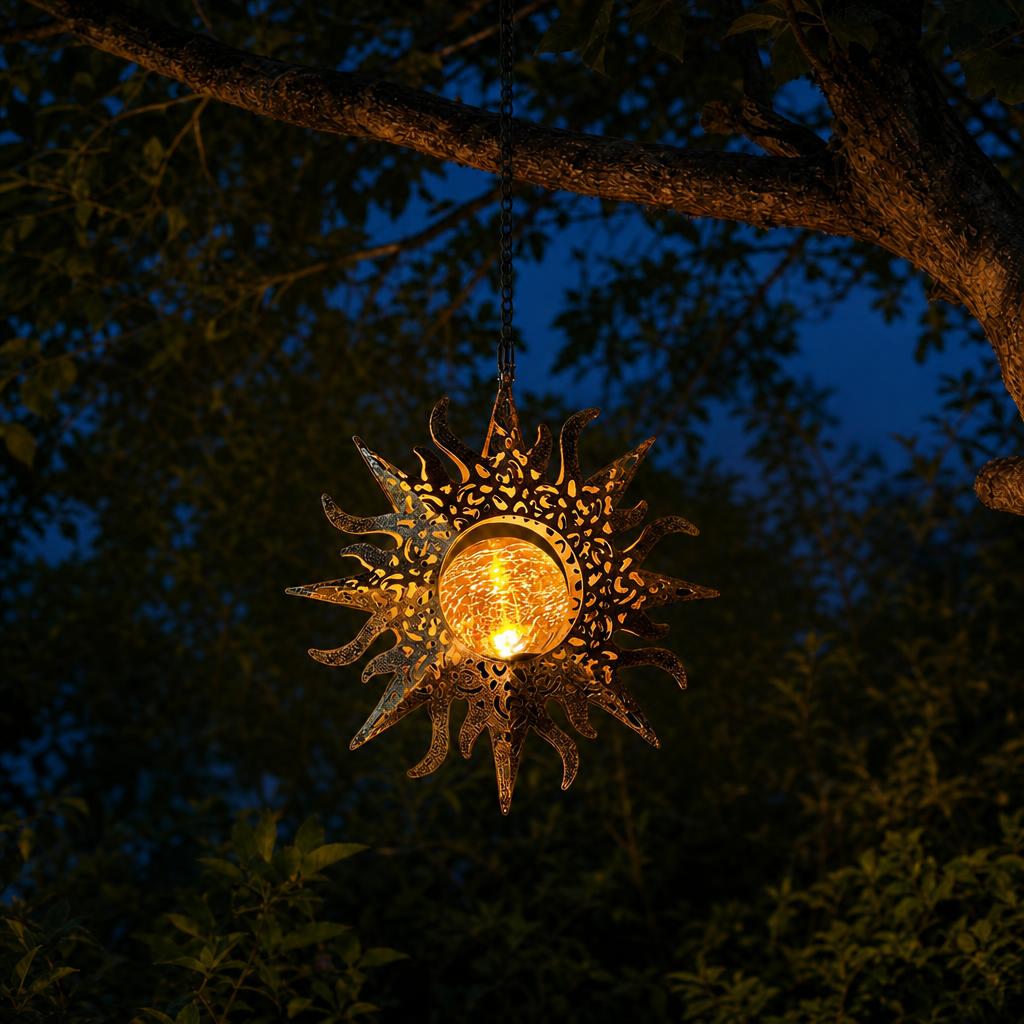EclipseGlow™ Solar Sun & Moon Lanterns variant image 1
