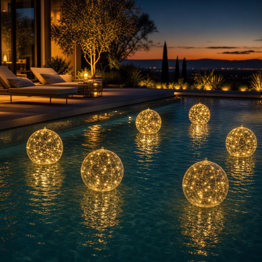 GlowOrb™ Solar Pool Lights variant image 3