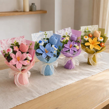 YarnBloom™ Crochet Flower Bouquet carousel image 7